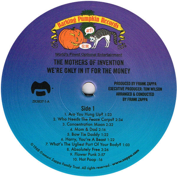 The Mothers Of Invention* : We're Only In It For The Money (LP, Album, RE, RM, Gat)