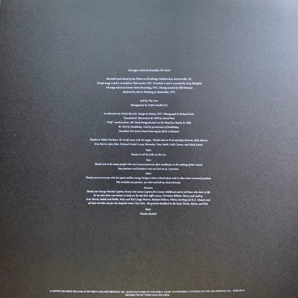 Jonathan Fire*Eater : Wolf Songs For Lambs (LP, Album, RE)
