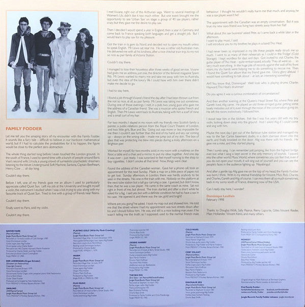 Family Fodder : Savoir Faire : The Best Of (Director's Cut) (LP, Album, Comp)