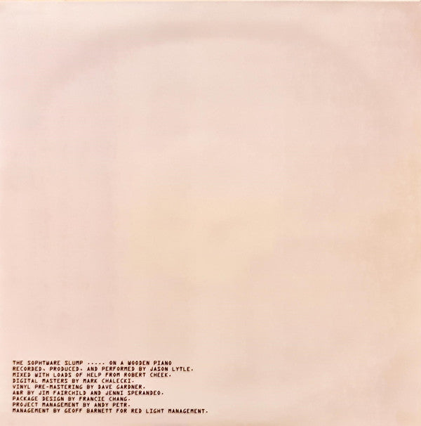 Grandaddy : The Sophtware Slump ..... On A Wooden Piano (LP, Album)