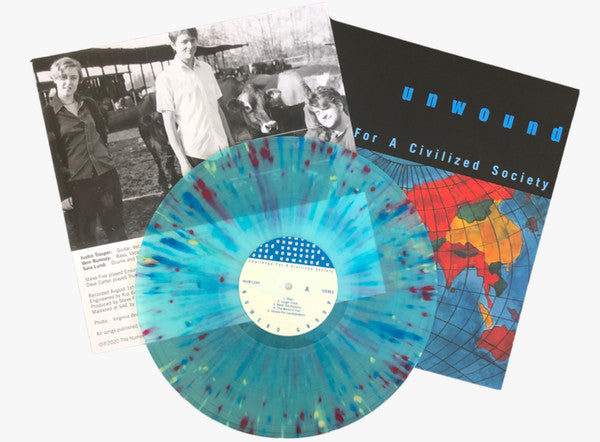 Unwound : Challenge For A Civilized Society (LP, Album, Ltd, RE, Glo)