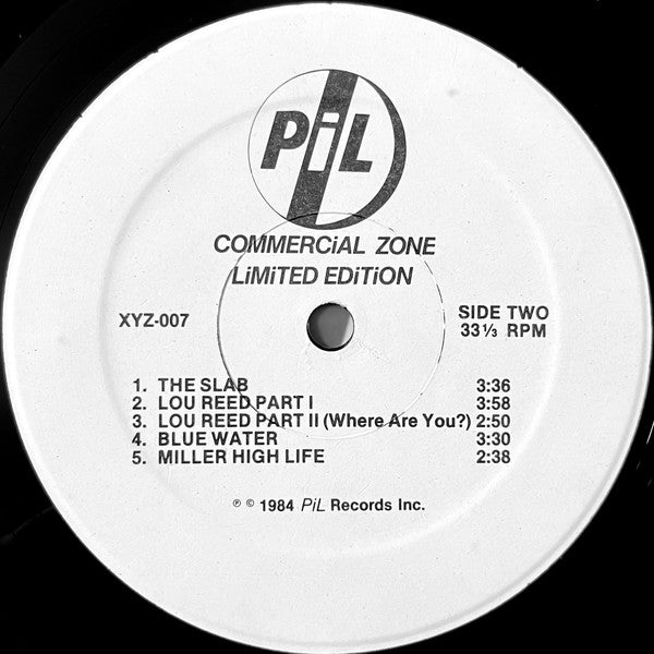 PiL* : Commercial Zone Limited Edition (LP, Album, Ltd, Unofficial)