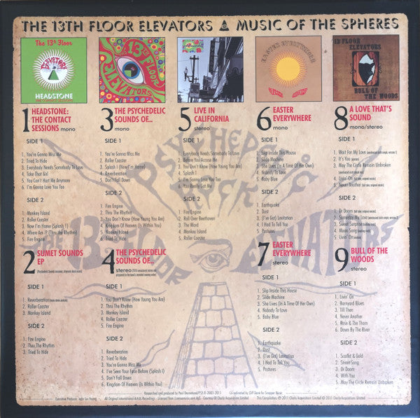 13th Floor Elevators : Music Of The Spheres (Box, Comp, Ltd, M/Print, Num + LP, Mono, M/Print +)