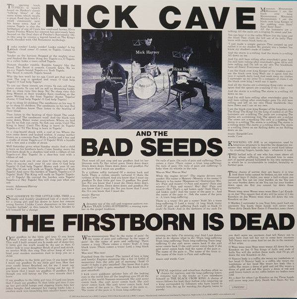 Nick Cave & The Bad Seeds : The Firstborn Is Dead (LP, Album, RE, 180)
