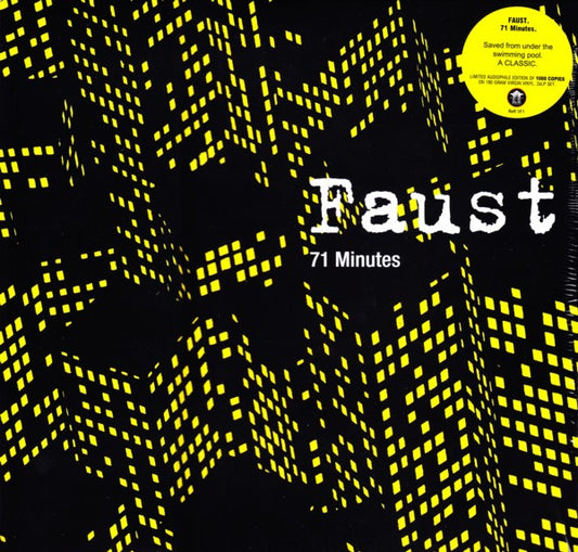 Faust : 71 Minutes (2xLP, Comp, Ltd, RE, 180)