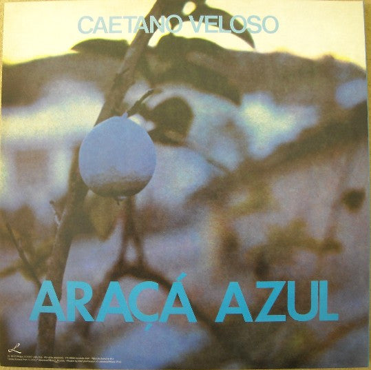 Caetano Veloso : Araçá Azul (LP, Album, RE, 180)