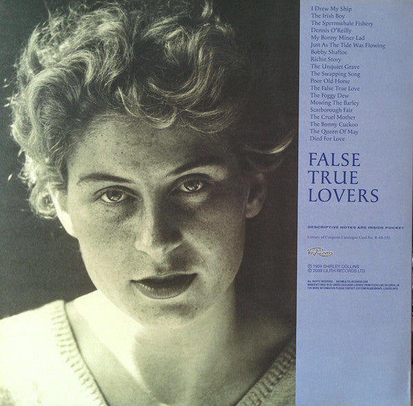 Shirley Collins : False True Lovers (LP, Album, RE)