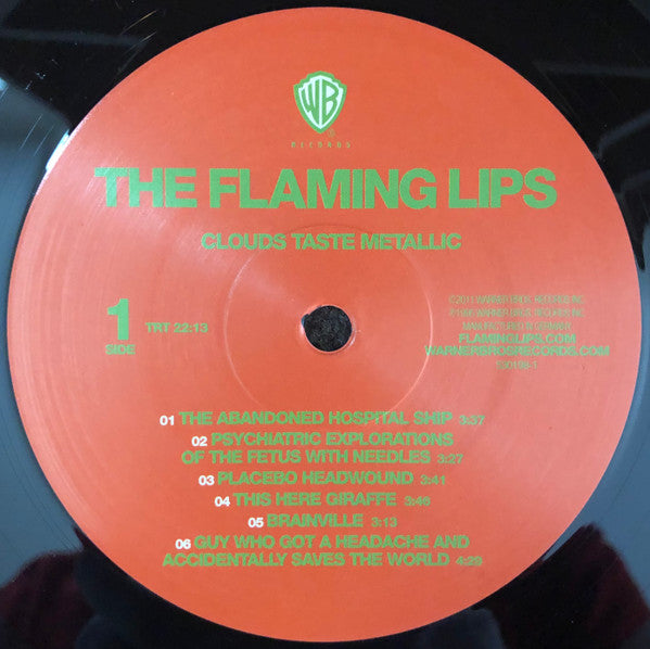 The Flaming Lips : Clouds Taste Metallic (LP, Album, RE)