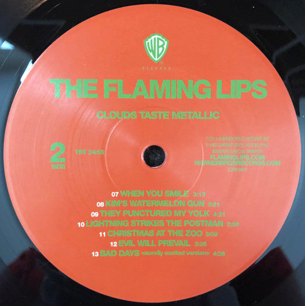 The Flaming Lips : Clouds Taste Metallic (LP, Album, RE)