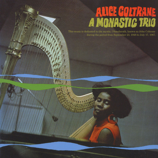 Alice Coltrane : A Monastic Trio (LP, Album, RE, Gat)