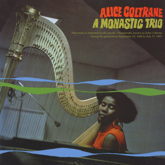 Alice Coltrane : A Monastic Trio (LP, Album, RE, Gat)