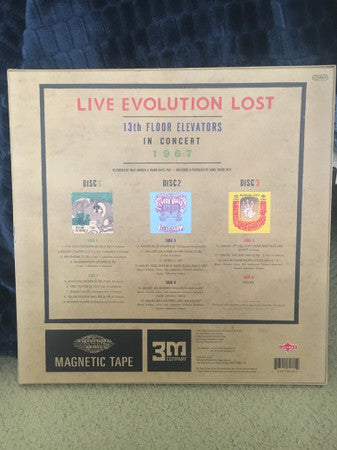 13th Floor Elevators : Live Evolution Lost (2xLP, RE, Gre + LP, S/Sided, Red + Box, Album)