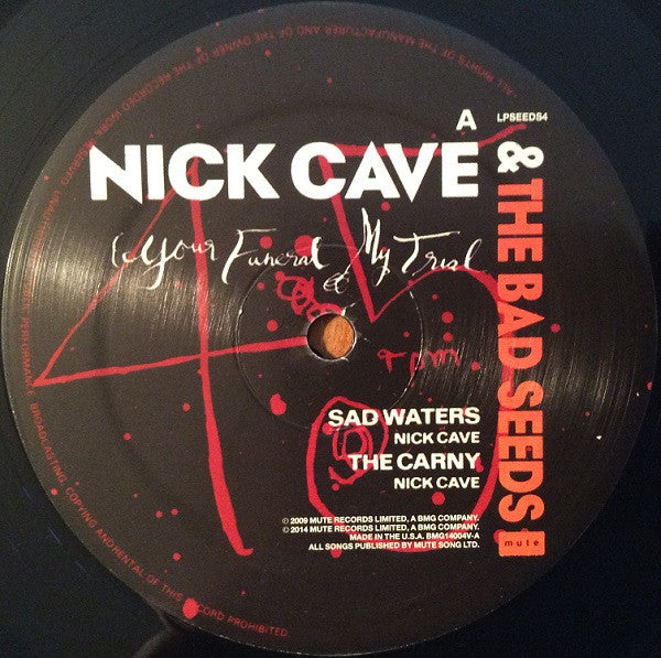 Nick Cave & The Bad Seeds : Your Funeral... My Trial (2x12", Album, RE, RM, 180)
