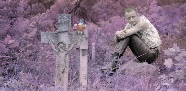 Current 93 : Swastikas For Noddy / Crooked Crosses For The Nodding God (LP, Album, Pur + LP, Album, Gre + Comp, Ltd, RE, R)