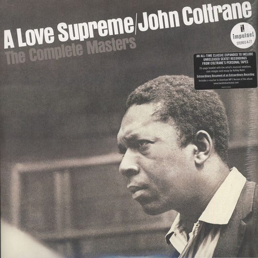 John Coltrane : A Love Supreme: The Complete Masters (LP, Album, RE + LP, Album, Mono + LP + RM)