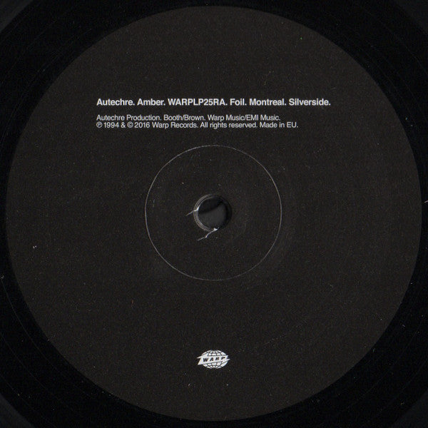 Autechre : Amber (2xLP, Album, RE, RP)