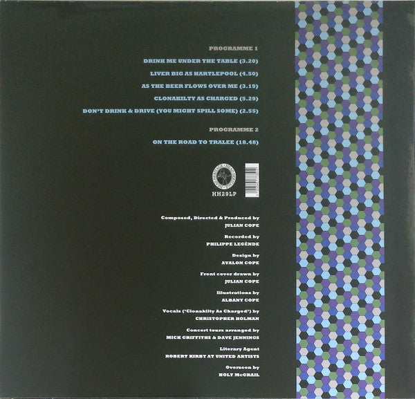 Julian Cope : Drunken Songs (LP, Album, RSD, Ltd)