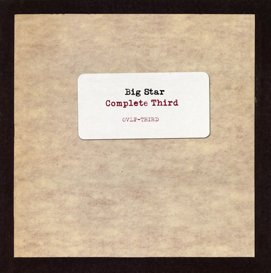 Big Star : Complete Third: Vol. 3: Final Masters (2xLP, Ltd, RE + Box, RSD)