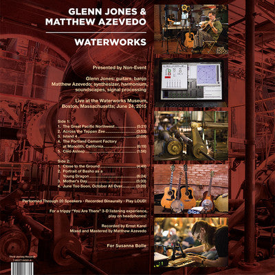 Glenn Jones (2) & Matthew Azevedo : Waterworks (LP, Ltd)