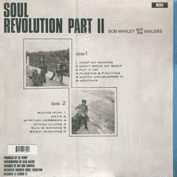 Bob Marley & The Wailers : Soul Revolution Part II (LP, Album, Mono, RE, RP, 180)