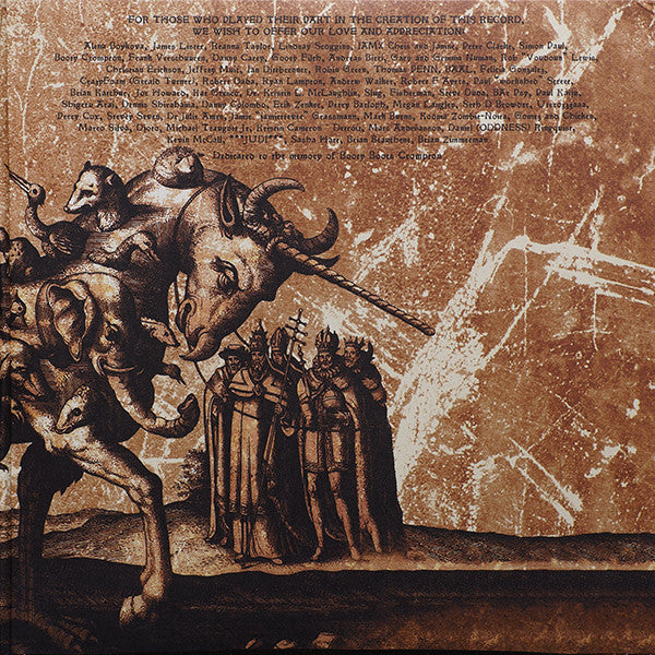 The Tear Garden : The Brown Acid Caveat (2xLP, Album, Tan)