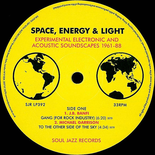 Various : Space, Energy & Light (Experimental Electronic And Acoustic Soundscapes 1961-88) (3xLP, Comp)