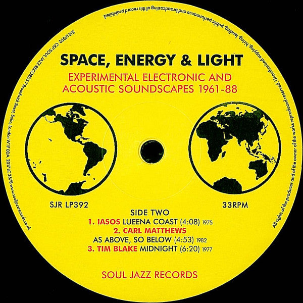 Various : Space, Energy & Light (Experimental Electronic And Acoustic Soundscapes 1961-88) (3xLP, Comp)