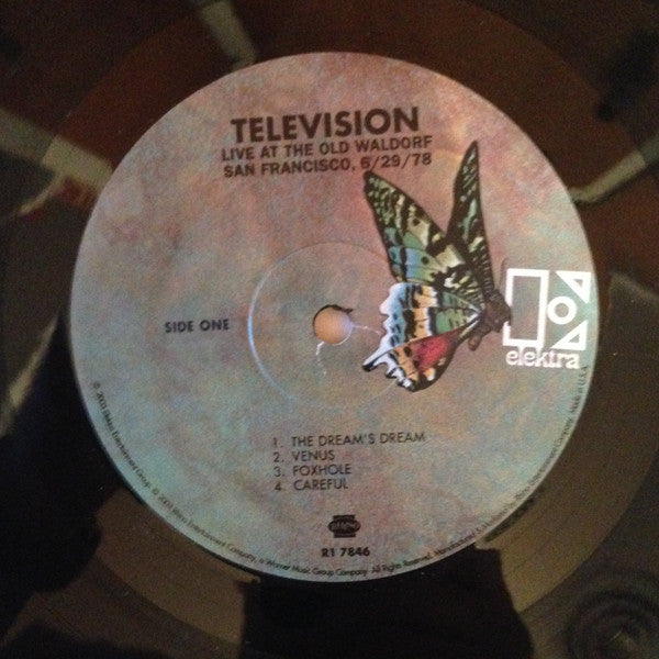Television : Live At The Old Waldorf San Francisco, 6/29/78 (2xLP, Album, Ltd, RE, RM, RP)