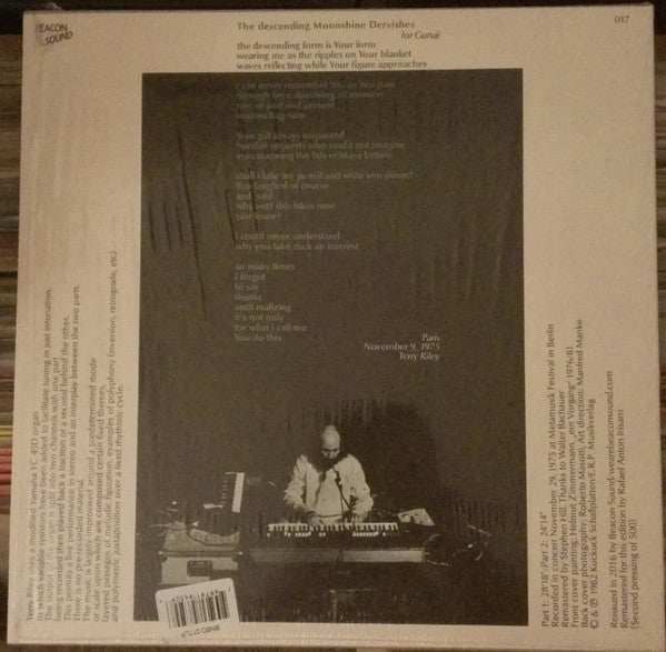 Terry Riley : Descending Moonshine Dervishes (LP, Album, Ltd, RE, RM, RP)