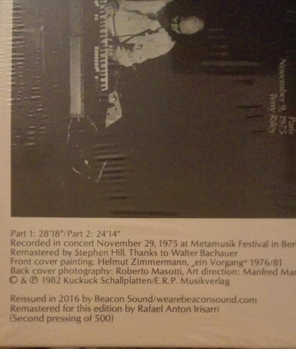 Terry Riley : Descending Moonshine Dervishes (LP, Album, Ltd, RE, RM, RP)