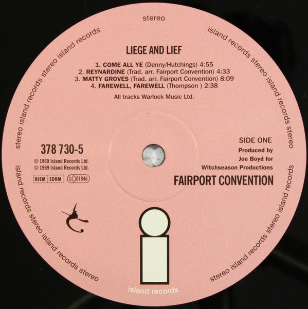 Fairport Convention : Liege & Lief (LP, Album, RE, Gat)