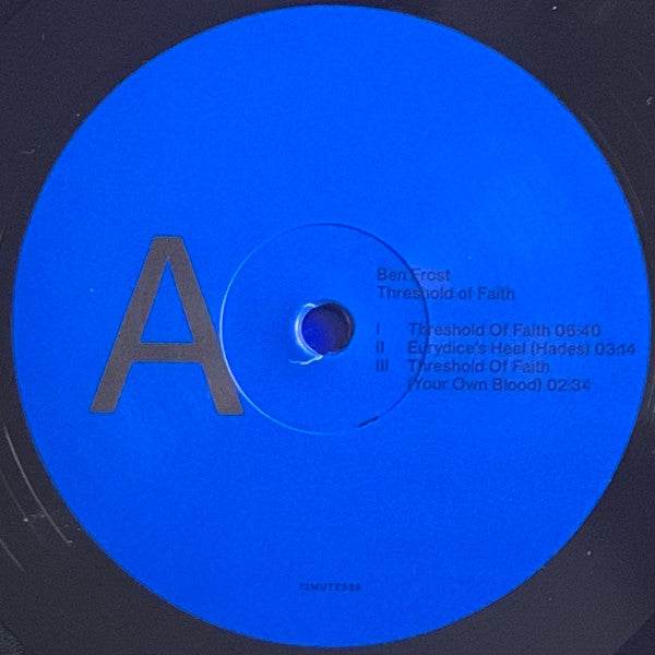 Ben Frost : Threshold Of Faith (12", EP)