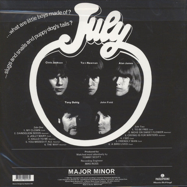 July (3) : July (LP, Album, Mono, M/Print, RE)