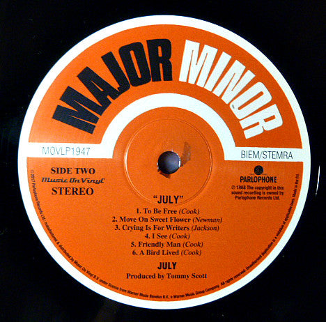 July (3) : July (LP, Album, Mono, M/Print, RE)