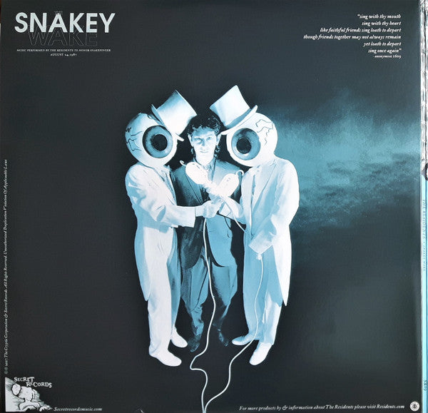 The Residents : The Snakey Wake (LP, Ltd, RE, RM, Cya)