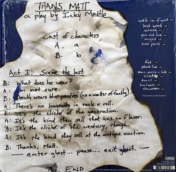 Archers Of Loaf : Icky Mettle (LP, Album, RE)