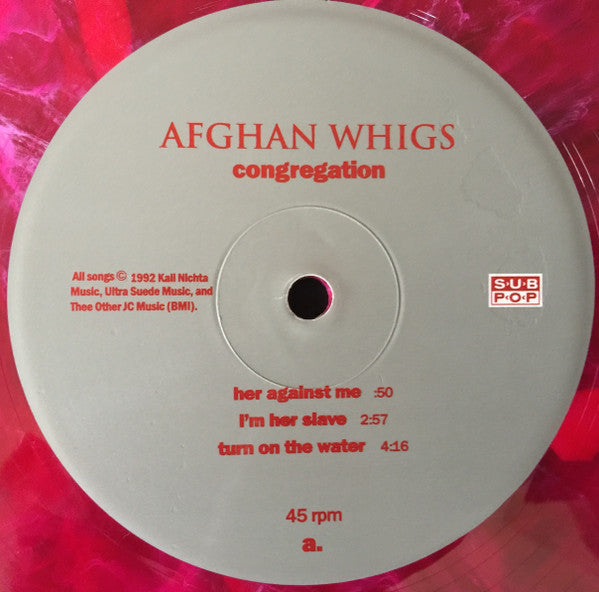 The Afghan Whigs : Congregation (2x12", Album, Ltd, RE, Red)