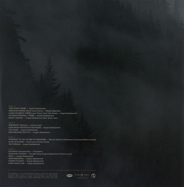 Various : Twin Peaks (Limited Event Series Original Soundtrack) (2xLP, Album, 180)