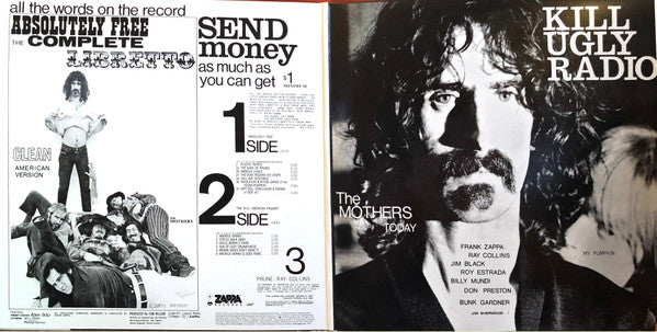 The Mothers Of Invention* : Absolutely Free (LP + LP, S/Sided, Etch + Album, RE, RM)