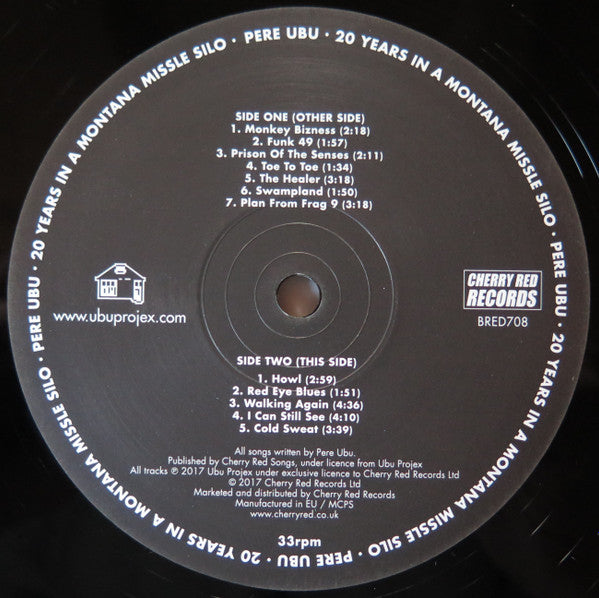 Pere Ubu : 20 Years In A Montana Missile Silo (LP, Album)