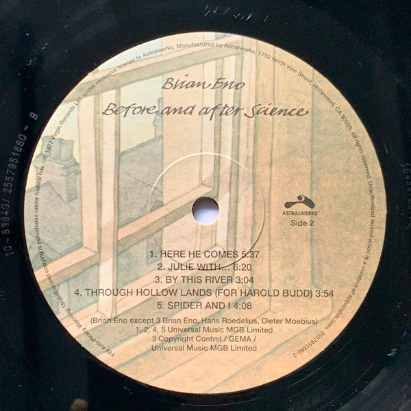 Brian Eno : Before And After Science (LP, Album, RE, RM)