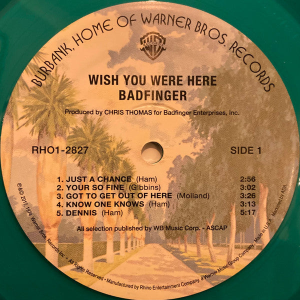 Badfinger : Wish You Were Here (LP, Album, Ltd, RE, Gre)