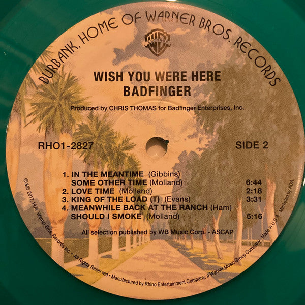 Badfinger : Wish You Were Here (LP, Album, Ltd, RE, Gre)