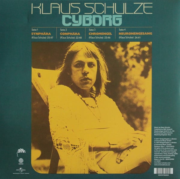 Klaus Schulze : Cyborg (2xLP, Album, RE, RM)