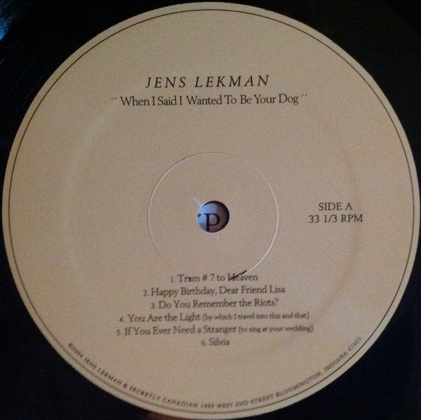 Jens Lekman : When I Said I Wanted To Be Your Dog (LP, Album)