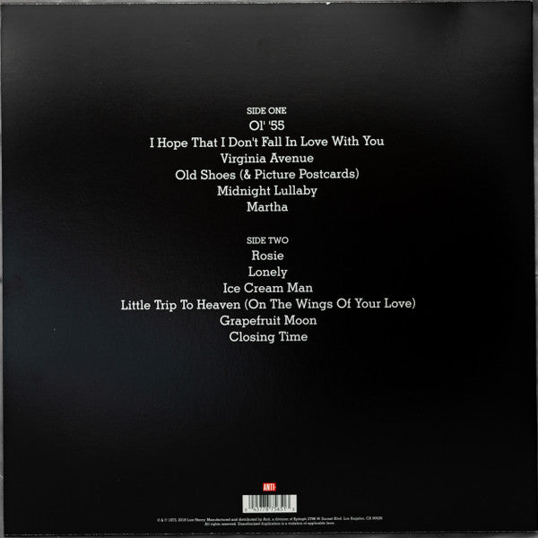 Tom Waits : Closing Time (LP, Album, RE, RM, 180)