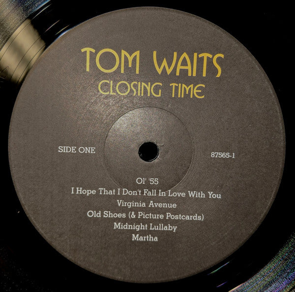 Tom Waits : Closing Time (LP, Album, RE, RM, 180)