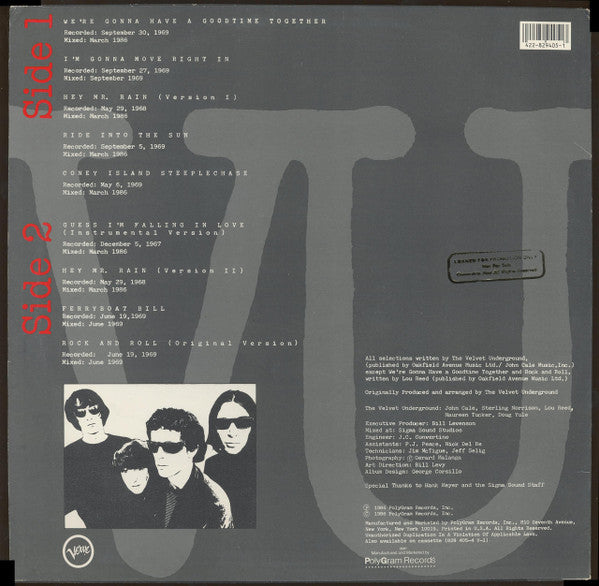 The Velvet Underground : Another View (LP, Album, EMW)