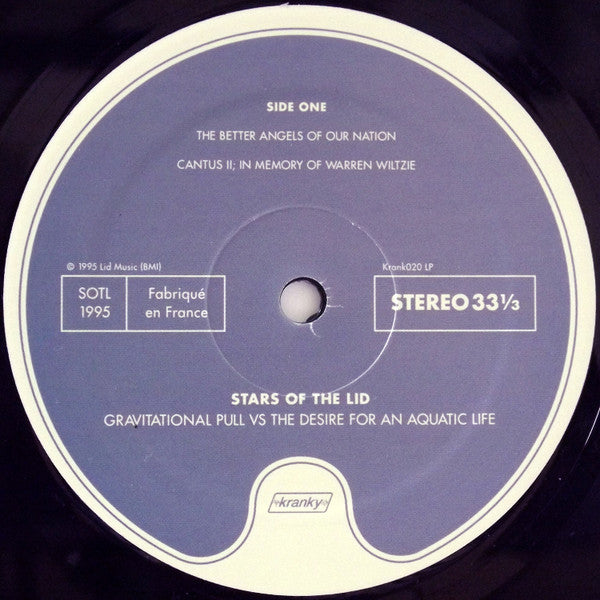 Stars Of The Lid : Gravitational Pull Vs The Desire For An Aquatic Life (LP, Album, RE)