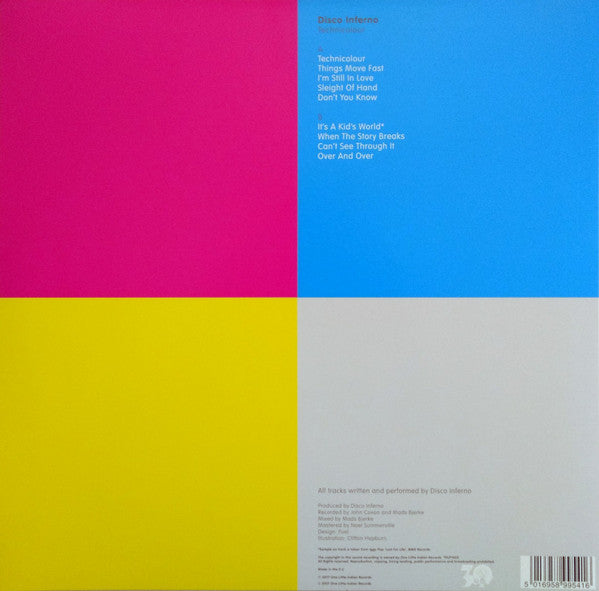 Disco Inferno : Technicolour (LP, Album, RE, 180)